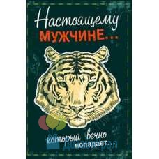 Открытка Конверт Средний формат (122*182) Настоящему мужчине... 10 экз. 032.223