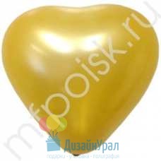 TB 6/15см Сердце Металлик GOLD 100шт 4690296004873 Тайвань