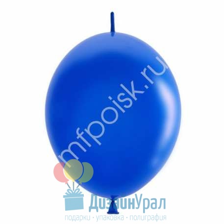 M 12/30см Шар LINKING Декоратор ROYAL BLUE 50шт 4690296043100 Мексика