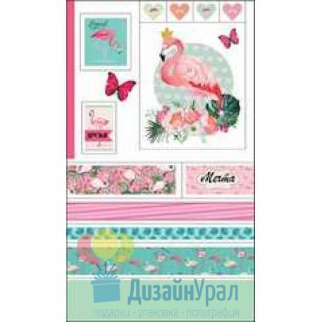 Наклейка Наклейка "Фламинго"  20 экз. 0200838